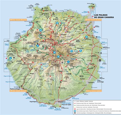 New interactive online hiking map for Gran Canaria。